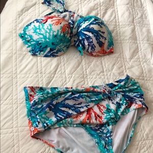 Swimsuit Coral Reef patterned